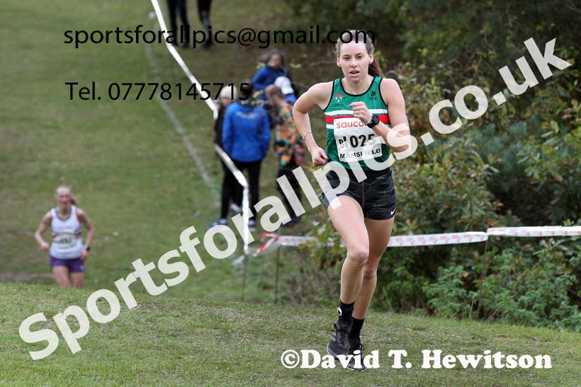 Senior womens 2021 National Cross Country Relays, Berry Hill Park, Mansfield. Photo: David T. Hewitson/Sports for All Pics